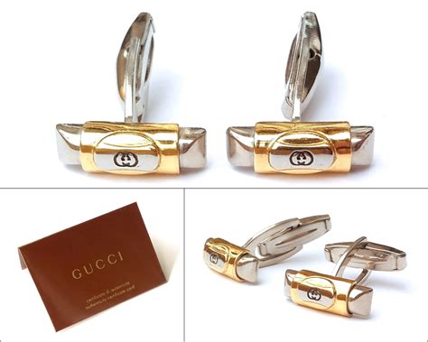 gucci cufflinks fake|vintage gucci cufflinks.